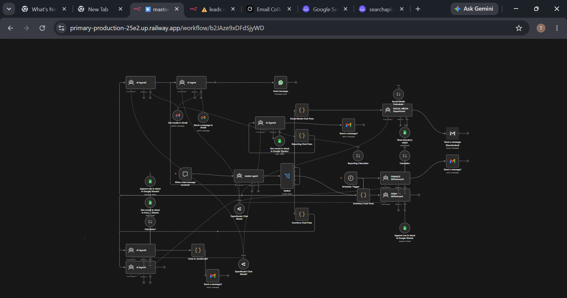 Multi-Agent Business Operations project preview